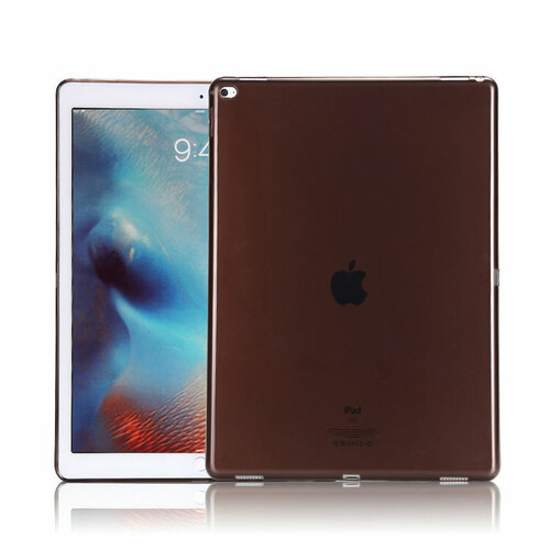 Microsonic iPad Pro 12.9 Kılıf Transparent Soft Siyah