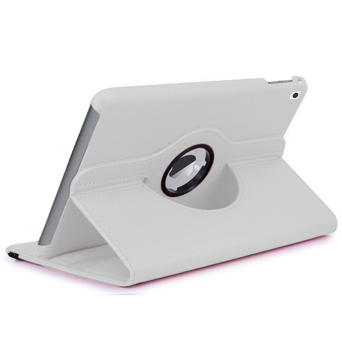 Microsonic iPad Pro 9.7 Kılıf 360 Dönerli Stand Deri Beyaz