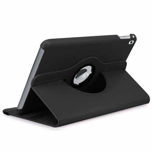 Microsonic iPad Pro 9.7 Kılıf 360 Dönerli Stand Deri Siyah
