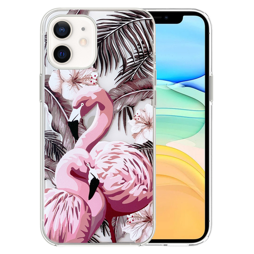 Microsonic iPhone 11 Desenli Kılıf Flamingo