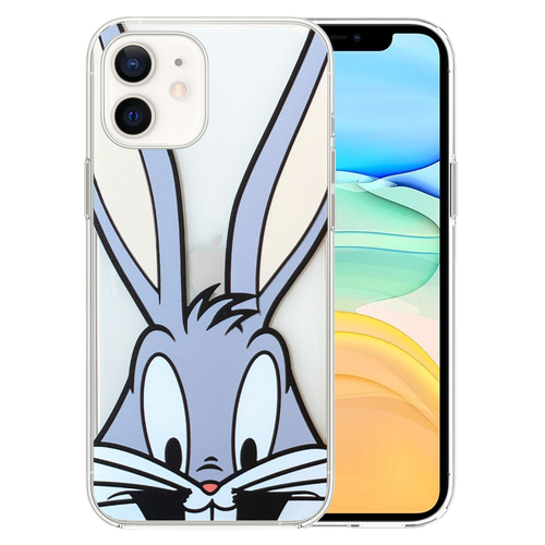 Microsonic iPhone 11 Desenli Kılıf Mutlu Tavşan