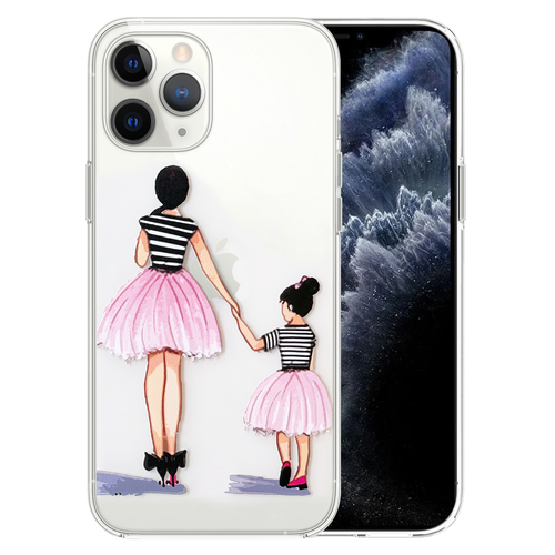 Microsonic iPhone 11 Pro Max Desenli Kılıf Anne ve Kız
