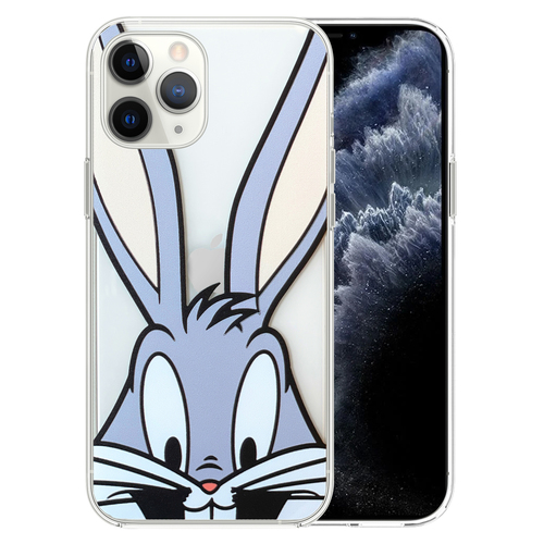 Microsonic iPhone 11 Pro Max Desenli Kılıf Mutlu Tavşan