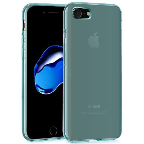 Microsonic iPhone 7 Kılıf Transparent Soft Mavi