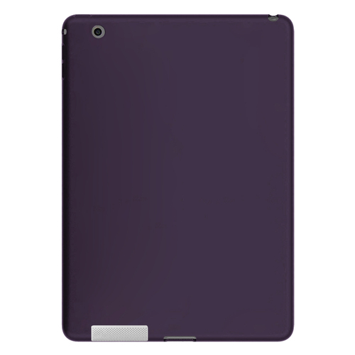 Microsonic Matte Silicone Apple iPad 2 & iPad 3 & iPad 4 Kılıf Mor
