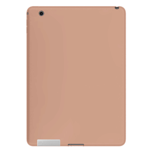 Microsonic Matte Silicone Apple iPad 2 & iPad 3 & iPad 4 Kılıf Rose Gold