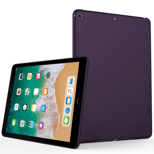 Microsonic Matte Silicone Apple iPad 9.7 2018 (A1893-A1954) Kılıf Mor
