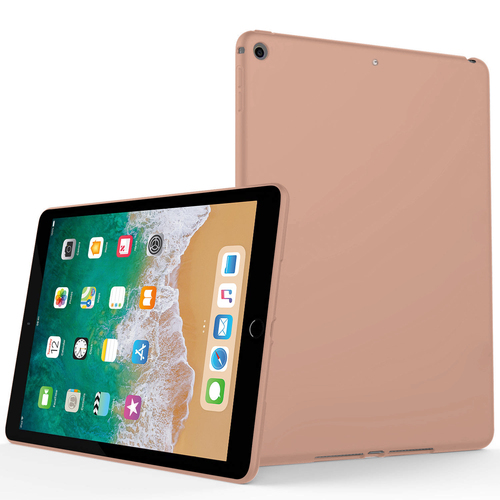Microsonic Matte Silicone Apple iPad 9.7 2018 (A1893-A1954) Kılıf Rose Gold
