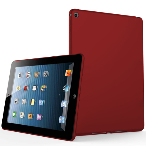 Microsonic Matte Silicone Apple iPad Mini & iPad Mini 2 & iPad Mini 3 Kılıf Kırmızı