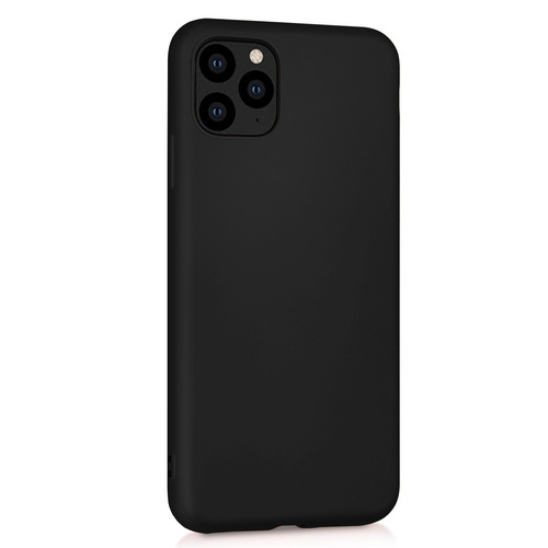 Microsonic Matte Silicone Apple iPhone 11 Pro (5.8'') Kılıf Siyah