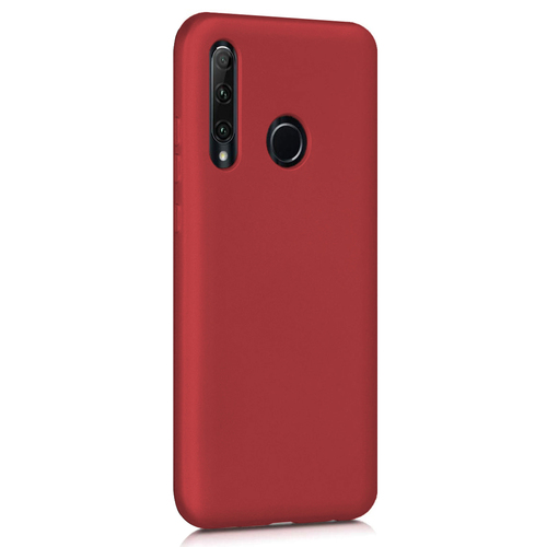 Microsonic Matte Silicone Huawei Honor 20 Lite Kılıf Kırmızı