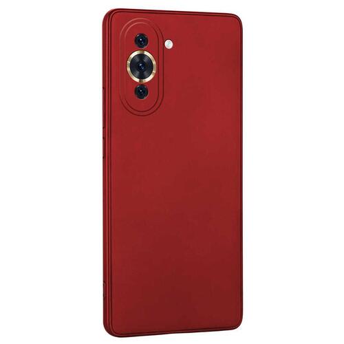 Microsonic Matte Silicone Huawei Nova 10 Pro Kılıf Kırmızı