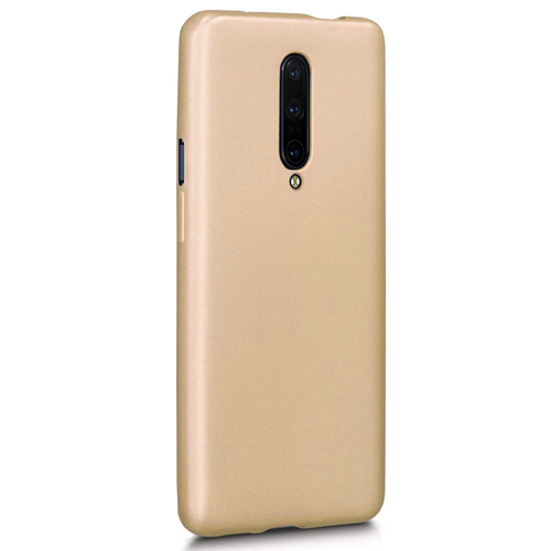 Microsonic Matte Silicone OnePlus 7 Pro Kılıf Gold