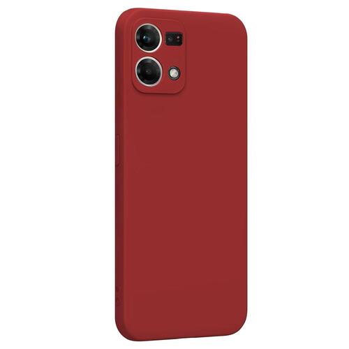 Microsonic Matte Silicone Oppo Reno 7 4G Kılıf Kırmızı