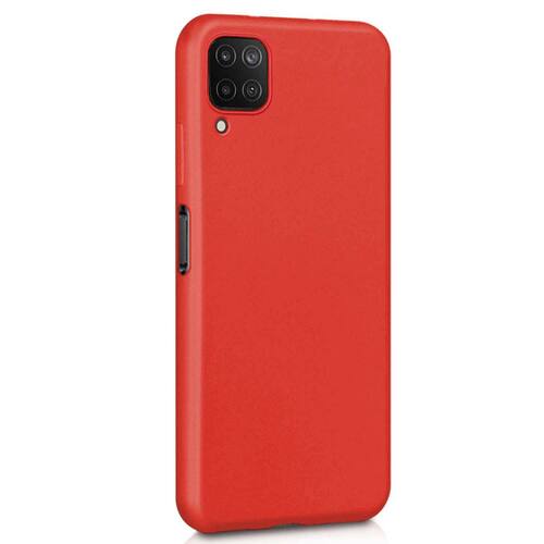 Microsonic Matte Silicone Samsung Galaxy M22 Kılıf Kırmızı