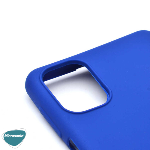 Microsonic Matte Silicone Samsung Galaxy M31s Kılıf Mavi