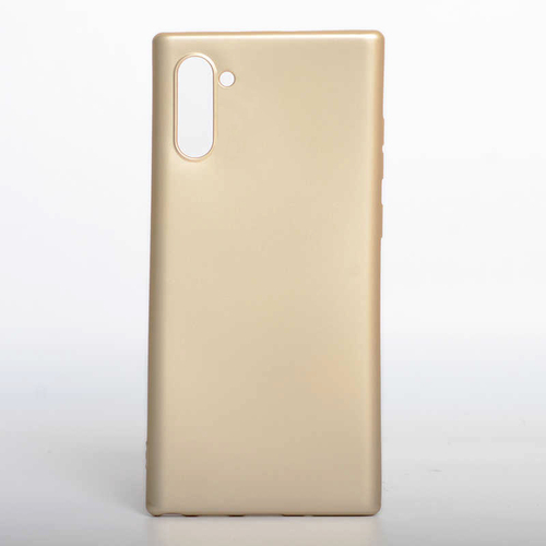 Microsonic Matte Silicone Samsung Galaxy Note 10 Kılıf Gold