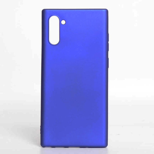 Microsonic Matte Silicone Samsung Galaxy Note 10 Kılıf Mavi