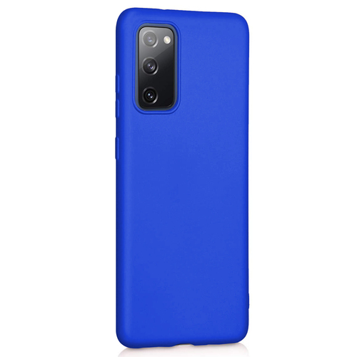 Microsonic Matte Silicone Samsung Galaxy S20 FE Kılıf Mavi
