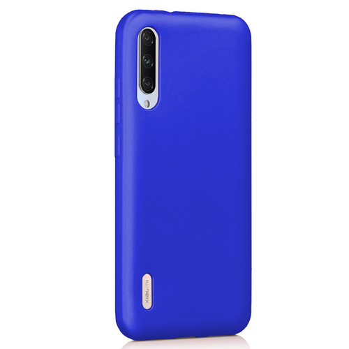 Microsonic Matte Silicone Xiaomi Mi A3 Kılıf Mavi