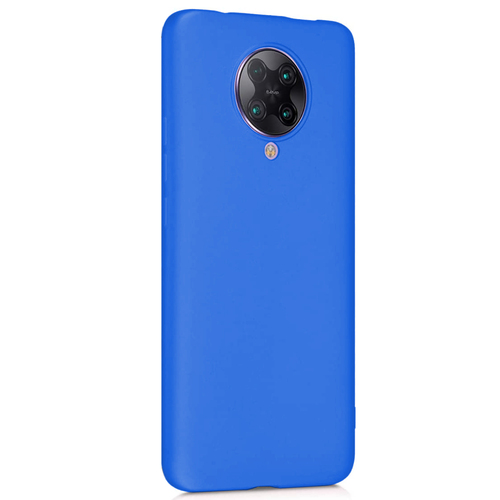 Microsonic Matte Silicone Xiaomi Poco F2 Pro Kılıf Mavi