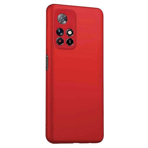 Microsonic Matte Silicone Xiaomi Poco M4 Pro Kılıf Kırmızı
