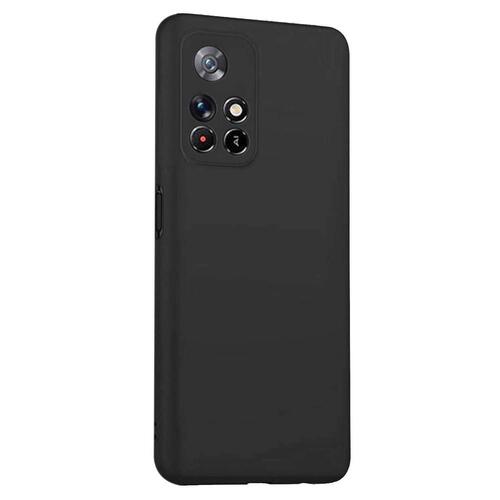 Microsonic Matte Silicone Xiaomi Redmi Note 11T Kılıf Siyah