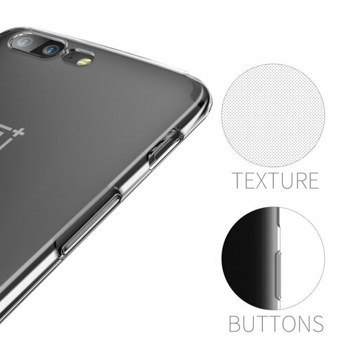 Microsonic OnePlus 5 Kılıf Transparent Soft Beyaz