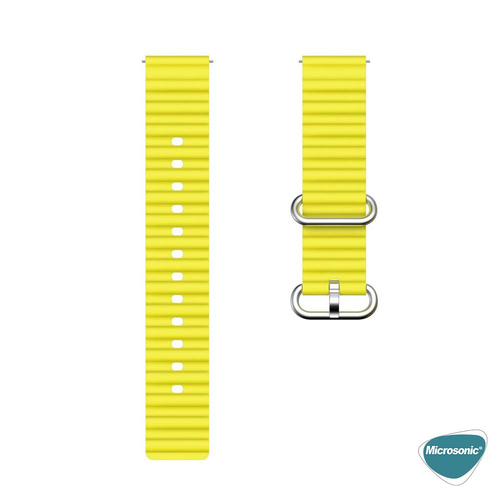 Microsonic OnePlus Watch Kordon Ocean Band Sarı