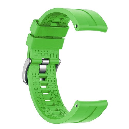 Microsonic Oppo Watch 41mm Kordon, Silicone RapidBands Yeşil ( Gümüş Pimli )