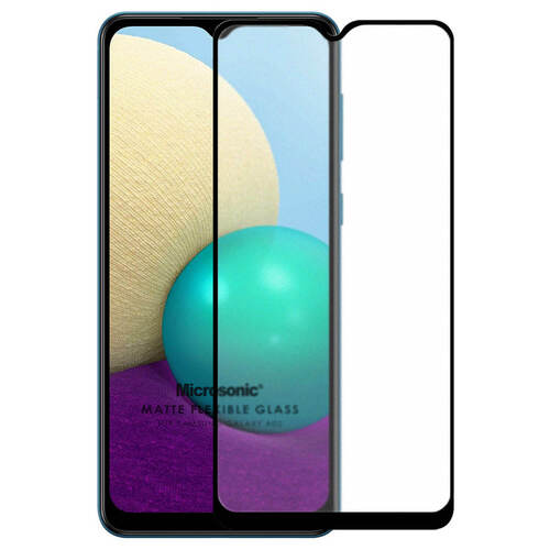 Microsonic Samsung Galaxy A02 Seramik Matte Flexible Ekran Koruyucu Siyah