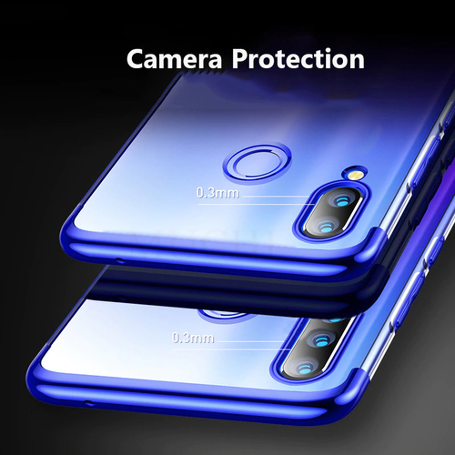 Microsonic Samsung Galaxy A20s Kılıf Skyfall Transparent Clear Gümüş