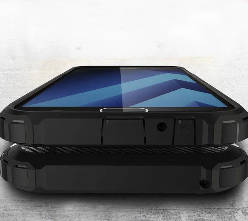 Microsonic Samsung Galaxy A3 2017 Kılıf Rugged Armor Siyah