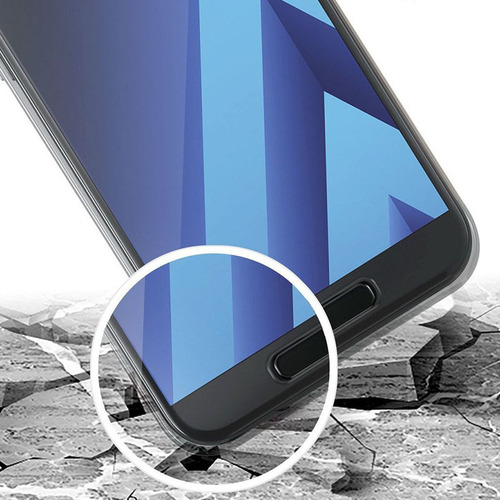 Microsonic Samsung Galaxy A5 2017 Kılıf 6 tarafı tam full koruma 360 Clear Soft Şeffaf