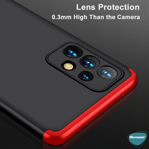 Microsonic Samsung Galaxy A53 5G Kılıf Double Dip 360 Protective Siyah