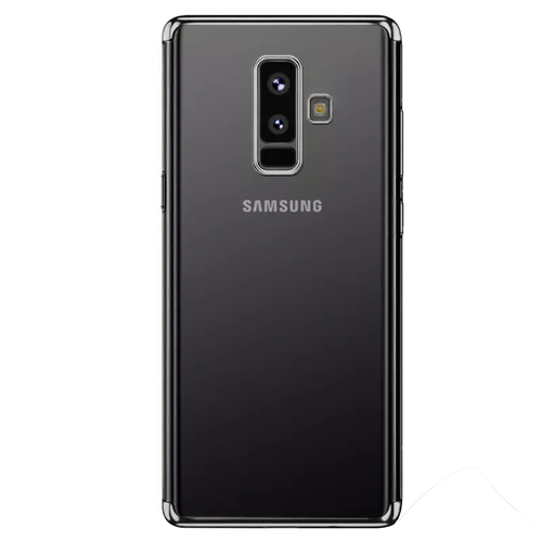 Microsonic Samsung Galaxy A6 Plus 2018 Kılıf Skyfall Transparent Clear Gümüş