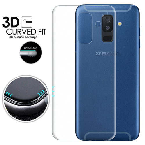 Microsonic Samsung Galaxy A6 Plus 2018 Ön + Arka Kavisler Dahil Tam Ekran Kaplayıcı Film