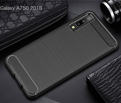 Microsonic Samsung Galaxy A7 2018 Kılıf Room Silikon Siyah