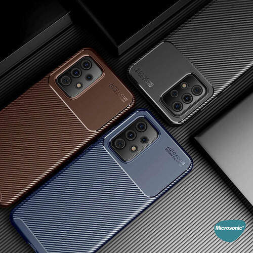 Microsonic Samsung Galaxy A72 Kılıf Legion Series Kahverengi