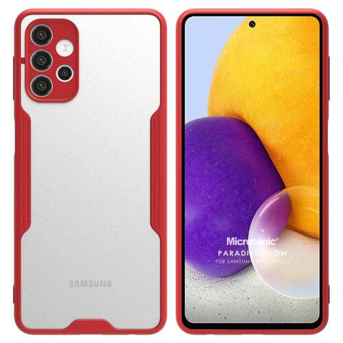 Microsonic Samsung Galaxy A72 Kılıf Paradise Glow Kırmızı