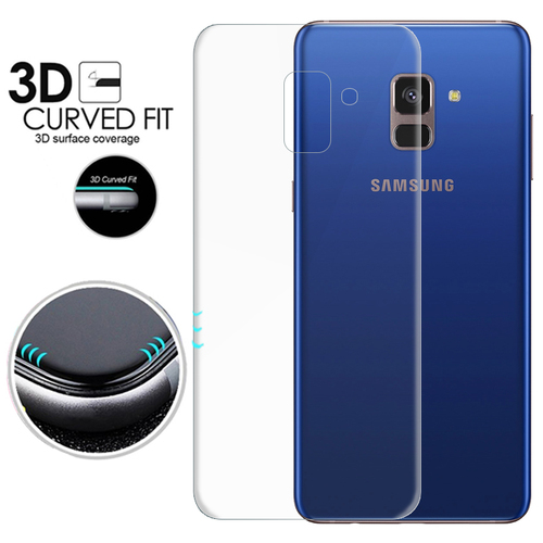 Microsonic Samsung Galaxy A8 2018 Ön + Arka Kavisler Dahil Tam Ekran Kaplayıcı Film
