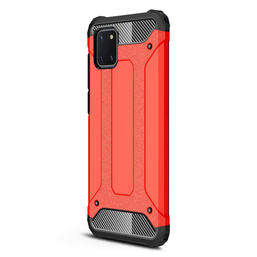 Microsonic Samsung Galaxy A81 (Note 10 Lite) Kılıf Rugged Armor Kırmızı