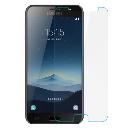 Microsonic Samsung Galaxy C8 Temperli Cam Ekran koruyucu Kırılmaz film