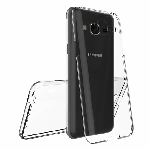 Microsonic Samsung Galaxy J2 Prime Kılıf 6 tarafı tam full koruma 360 Clear Soft Şeffaf