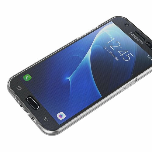 Microsonic Samsung Galaxy J2 Prime Kılıf 6 tarafı tam full koruma 360 Clear Soft Şeffaf