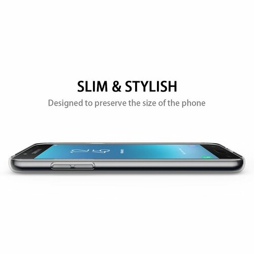 Microsonic Samsung Galaxy J2 Pro 2018 Kılıf Transparent Soft Beyaz
