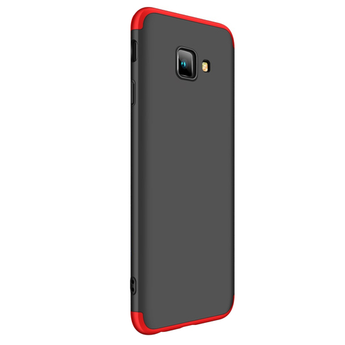 Microsonic Samsung Galaxy J4 Plus Kılıf Double Dip 360 Protective Siyah Kırmızı