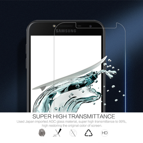 Microsonic Samsung Galaxy J4 Temperli Cam Ekran koruyucu Kırılmaz film
