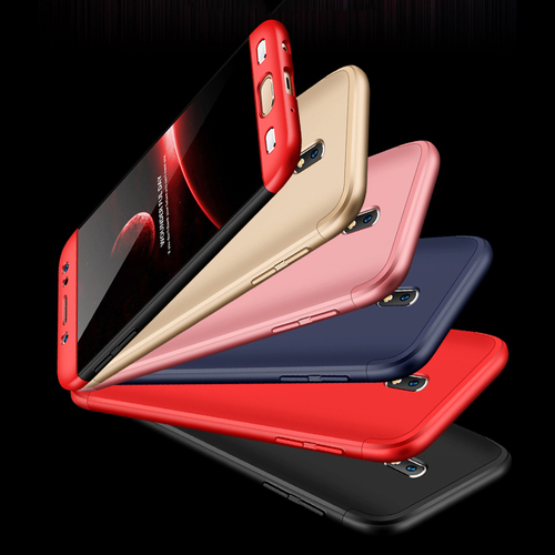 Microsonic Samsung Galaxy J5 Pro Kılıf Double Dip 360 Protective Kırmızı