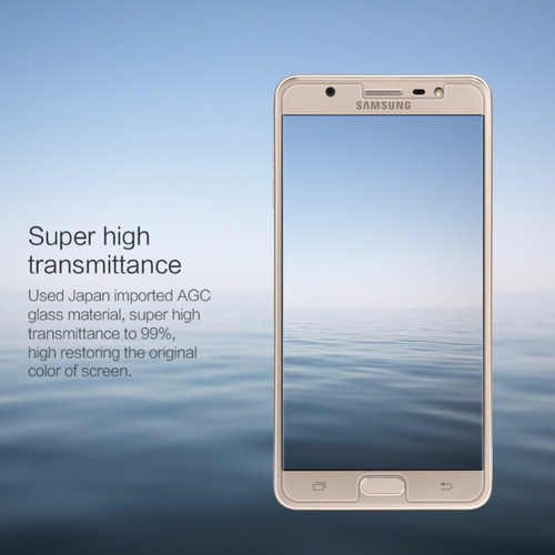 Microsonic Samsung Galaxy J7 Max Temperli Cam Ekran koruyucu Kırılmaz film
